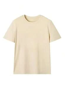 Camiseta de mujer estampada de manga corta para verano, tela de poliéster, estilo multifuncional, corte regular, peso 180 gramos, 1 unidad. Camiseta de algodón puro de corte holgado y estilo casual - Azul - Ver 11