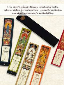 20g Segens-Räucherstäbchen, orientalische Räucherstäbchen, entsprechend Reichtum, Seelenfrieden, Weisheit, Liebe und Glück, geeignet für Meditation, Heimgebrauch und bedeutungsvolle spirituelle Geschenke, Abschlusszeit, Vatertags-Geschenkideen. - Orientalisches Segensräucherwerk - Übersicht 4