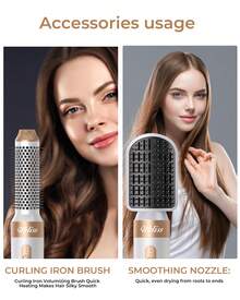 UKLISS Upgraded 5-In-1 Multifunctional Hair Styling Set: Hair Dryer, Automatic Curling Iron, Straightener & Curler. Perfect For Home, Gifting, Holidays, Travel, Hair Care, Cosmetics, And Nail Care. - US A Type Plug(110-127V) - View 9