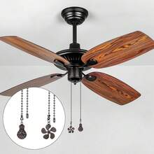 4pcs/2pcs Pack Ceiling Fan Light Pull Chain Extender 14 Inch Durable Pull Chain Extension Fan Pendant Decorative Accessory, Suitable For Bedroom, Living Room And Outdoor - Five-blade Fan - View 4