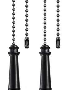 2pcs 14-Inch Bronze Color Decorative Ceiling Fan Pull Chain, Beach Tower Fan Pull Chain Set, Nautical Style Tower Pull Chain, Copper Ceiling Fan Pull Chain, 2-Piece Set - Type a - View 15