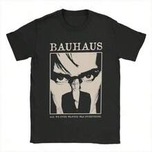 T-shirt unisexe à manches courtes, T-shirts Bauhaus pour hommes, T-shirts vintage, T-shirt à manches courtes et col rond, Coton, Cadeau d'anniversaire, Vêtements, , Coton doux, Vêtements décontractés pour tous les jours, t-shirt en coton, été, style y2k, , fête des pères, style des années 2000, hauts d'été, Léger, Tissu respirant, Loisirs en plein air, Voyages et sorties, Style festival, Doux et léger, Vacances d'été, Vêtements décontractés - Noir - Voir 5