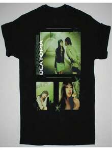 Camiseta negra de algodón del álbum BeatopiaBeabadoobee, talla S234XL - Negro - Ver 1