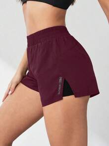 Pantalones cortos de compresión para mujer que absorben la humedad y tienen un short interno, cómodos para correr, yoga, evitar rozaduras.Pantalón corto deportivo para mujer, pantalón corto de gimnasio, pantalón corto de ciclista cómodo - Multicolor - Ver 1