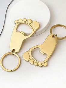 1/15/30 Sets Personalized Bottle Opener Keychain Set, Includes Gauze Bag, Card And Hemp Rope, Multi-Functional High Decorative , Wedding Gift, Party Favors, Bulk Wedding Favors - Multicolor - View 3