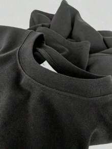 ComfortablePlayera minimalista moderna para mujer Trakas HDSPM con estampado gráfico de cara de diablo, diseño genial, 100% algodón, cuello redondo, cómoda para uso diario, 1 pieza. Son excelentes regalos para amigos y familiares. Estilo urbano de gran tamaño. Camisetas gráficas para mujer. Camiseta holgada y versátil de manga corta para mujer. - Negro - Ver 5