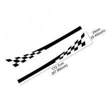 Adesivo para Carro, Decoração Esportiva de Corrida, Decalque, Acessórios de Sintonia Automática para MINI John S JCW F55 F56 F57 R55 R56 R60 F60 Clubman - Adesivo para carro - Visão 5