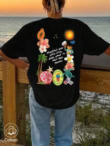 Women T-Shirts - Black - View 3