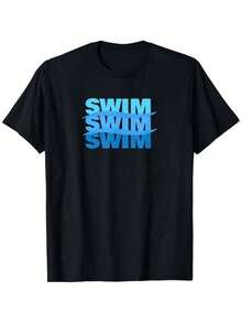 Camiseta unisex de manga corta, para hombreNadarCamisetaConNegritaAzulNadarImprimir-CortoMangaRedondoCuelloPlaya&PiscinaTee,PreencogidoJersey&Doble agujaCostura-IdealParaNataciónSurfing,Agua-IdealRegaloParaActivoCamisetas de hombrehombre, , , Dazymujer,romwehombres, bohochic,maestrasregalos,camisetaparaconjuntos de mujercon curvasparamu,y2k, - Negro - Ver 6
