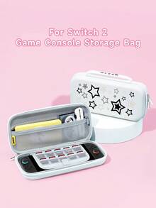 1个星形图案保护壳/透明闪光保护壳，兼容Switch 2/Switch NS/Switch OLED/Lite，Switch主机配件齐全，包含收纳袋、卡槽底座，是送给Switch玩家的最佳礼物。 - 彩色 - 查看 21