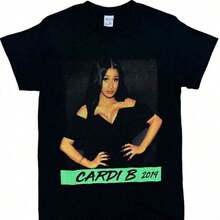 1 Piece  AH HA Graphic T-Shirt,  T-Shirt,  Tour T-Shirt, 180g 100% Cotton - 黑色 7 - 查看 12