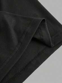 2 piezas Leggings básicos casuales de unicolor para mujer de talla grande, aptos para el verano - Multicolor 2 - Ver 6