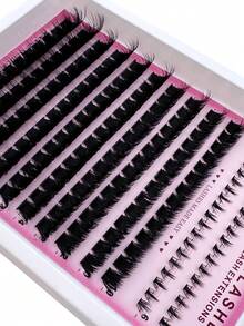 200D+Lower Eyelashes Lash Clusters Long 6-18mm Lash Lower Eyelashes DD178pcs Eyelash Clusters Volume Individual Lashes DIY Lash Extension Manga Cluster Eyelash Extensions Mink Lashes Thick - DD - View 7