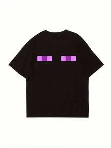 Casual Sports T-Shirt, New Model - 黑色 - 查看 6