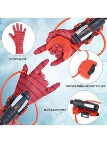 2pcs/Set Water Gun Launcher, Wrist Mounted Pressurized Continuous Shooting Water Blaster Toy For Summer Fun - Multicolor - View 6