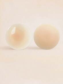 1对8厘米无缝隐形硅胶乳贴，透气硅胶乳贴，适合夏季连衣裙、露背礼服 - 隱形款 - 查看 4