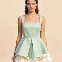 Women Midi Dresses - 薄荷綠 - 查看 1