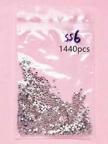 1包1440颗SS3-SS20透明平底水钻和仿水晶，DIY，美甲装饰，美甲配件，美甲产品，美甲装饰，美甲用品 - 彩色 - 查看 22
