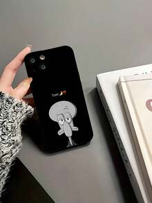 Calamardo Gris, estado de ánimo tóxicofunda de teléfono Fundas compatibles con ,Apple,VIVO,OPPO,,, y Honor.Fabricadas en silicona TPU,ofrecen protección contra golpes y caídas. - Negro - Ver 6