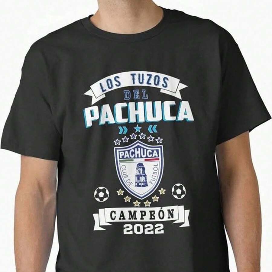 Playera Tuzos Del PachuC-A C-Ampeones 2022 Futbol MexiC-Ano Cla-sic Camiseta220G C-AmiS-eta clásiC-A de aL-Godón uniS-ex de 220 g simpleM-ente perfecta. AdecuA-DA para todas las perS-onas, ya sean mujeres o hombres. Tejido duradero de alta C-Alidad apto para todas las costuR-AS, suave al tacto pero diseñado para durar. Tops transpirables. Conjuntos de otoño para mujer. Conjuntos de vaC-Aciones para mujer. Disfraz de Halloween para mujer. - Negro - Ver 1