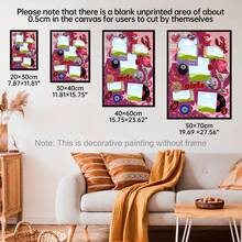 1pc Friendship Matchbox Collage Postcard With Glitter, Personalized Animal Gift, Editable Template, Customize Shiny Friendship Photo, Perfect Personalized Gift - Multicolor - View 7