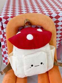 New Mushroom Shaped Fashion Cute Versatile Large Capacity Minimalist Portable Travel Backpack, Suitable For Any Occasion - Multicolor - View 15