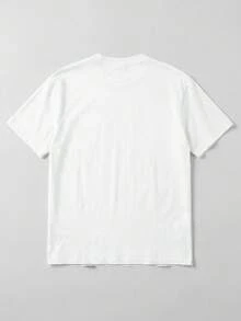 Playera Blanca Mujer Estampado París France con Paisaje Urbano y Faroles - Tela Súper Suave Casual - Blanco - Ver 2
