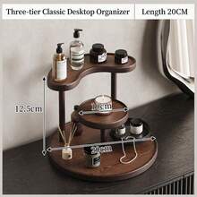 3-Tier Rotating Desktop Display Stand - Multicolor - View 10
