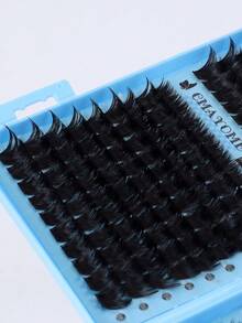 486/558 Cluster D-Roll Fluffy And Comfortable False Eyelash Set, Including Sunflower, Oblique Flying Single Cluster False Eyelashes, Suitable For Beginners Eyelash Tutorial, Thick And Dense DIY Segmented False Eyelashes, Including Glue, Sealer, Tweezers, Eyelash Brush, Magnifying Eye Makeup, Lightweight And Reusable - Multicolor - View 10