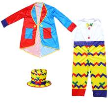 Trang phục chú hề cho trẻ em, bộ đồ liền thân chú hề lễ hội, trang phục dự tiệc Halloween, trang phục biểu diễn xiếc. - Nhiều màu - Xem 18