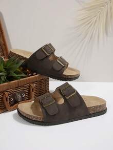 Boken Women's 2026 Spring New Thick Sole Slippers, Casual Loafers - Brown - View 7