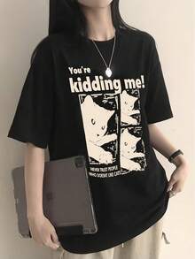 Women T-Shirts - Black - View 2