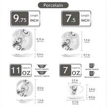 Piatto da Pranzo - Set da 30 pezzi (per 6 persone) - Visualizzare 2