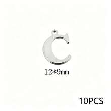 10Pcs 304 Stainless Steel 18K Gold Plated Letter Charms, Alphabet Initial Pendants For DIY Jewelry Making - Pendants - View 51