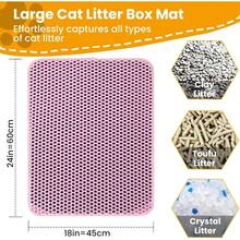 Large Double-Layer Anti-Slip Cat Litter Mat, Wear-Resistant Waterproof Anti-Slip Cat Litter Mat - 1pc - View 3