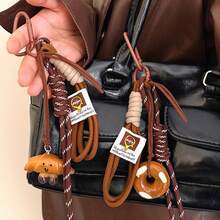 1 Pingente de Pão Personalizado, Decoração Personalizada, Chaveiro para Mochila, Acessório para Pendurar com Cordão - Multicolorido - Ver 2