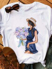 Women T-Shirts - White - View 11
