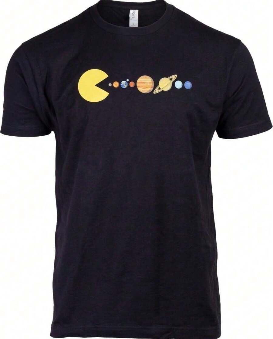 Camiseta Divertida de Ciencia para Hombre o Mujer - Camiseta Gráfica de Humor Espacial, Regalos de Astronomía para Nerds, Profesores de Física del Sistema Solar y Planetas PH7D - Blanco - Ver 1