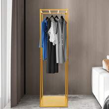 GDAE10 Hoch Freistehend Kleiderständer Hoch 182cm, Backfarbe, Gold kleiderstange Mit Dicke Basis, Hochzeitskleid Display Stand, Tragfähigkeit 5-8kg - Standard - Übersicht 11