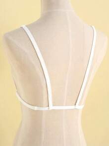 1pc/2pcs Lace Camisole One-Piece Low Neckline Fake Collar - Multicolor - View 3