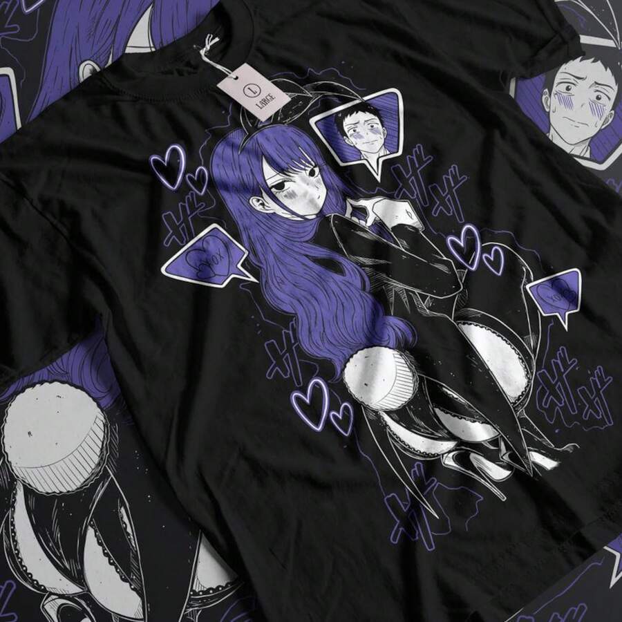 Camiseta de anime para chica japonesa, camiseta para amantes del anime, camiseta gráfica de anime, camiseta de manga, j1apanese Anime1220g Cla-ssic Cotton T-Shirt - UniS-ex - The Shirt You A-lways NeededSuitable for all people, whether woM-en or M-enhigh-quality durable fabric suitable for all seans,ft to the touch but built to lastBreathabletops woM.en fall outfiT.S for woM.en vaC.Ation outfiT.S woM.en Easter, St. Patrick's Day costume - Negro - Ver 1