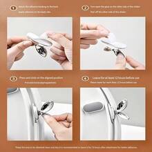 Bộ 2 dụng cụ nâng nắp bồn cầu bằng nhựa bền chắc, hợp vệ sinh, bề mặt bóng loáng: Dễ dàng lắp đặt bằng keo tự dính, có thể tái sử dụng - Phụ kiện thiết yếu cho gia đình. - nhiều màu - Xem 5