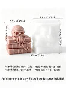 Khuôn nến silicon hình đầu lâu bạch tuộc Cthulhu, phong cách Gothic u tối, hình khối 3D lập thể, thích hợp cho Halloween, tiệc theo chủ đề đen tối. Chất liệu silicon mềm dễ lấy nến ra khỏi khuôn và có thể tái sử dụng, thuận tiện cho việc vệ sinh, tương thích với nến thơm, đồ trang trí bằng thạch cao, đồ tự làm bằng nhựa, có thể dùng làm đồ trang trí nhà cửa, quà tặng ngày lễ, lý tưởng cho những người yêu thích thủ công để tạo ra một bầu không khí huyền bí. - Sọ Bạch tuộc Cthulhu - Xem 5