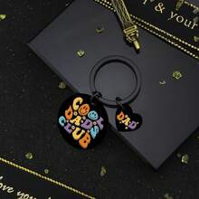 Father's Day Gift, Birthday Key Chain For Dad From Daughter, Son, Kids, Wife, Cool Gift For Boyfriend, Husband, Fathers, Dads Club, Old Navy, Thanksgiving, Easter, Car Accessories, Bag Charm - Multicolor - View 6