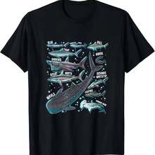 Camiseta impresa para hombres y mujeres - Negro - Ver 1