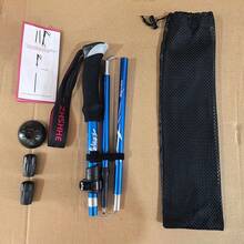 Foldable Hiking Poles Multifunctional Aluminum Alloy Ultralight Portable Suitable For Hiking Trekking Climbing Walking Stick Compact Fits In Backpack - Foldable - View 14