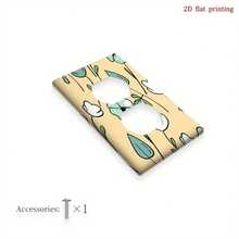 1pc Fresh Floral & Green Leaf Patterned Switch Panel Cover, 2D Printed Decorative Wall Sticker, Bedroom/Kitchen Decor, Home Accessory For Renovation - Multicolor - View 14