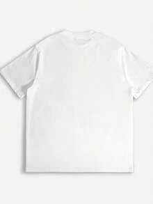 Women's Plus Size 100% Cotton Lightweight T-Shirt With "Be Real" Motivational Print - Short-Sleeve Summer T-Shirt With Crew Neck, Loose And Casual Fit, In Black With Bold White Lettering. | Breathable And Comfortable For All Seasons, This Eye-Catching, Machine-Washable T-Shirt Features A Positive Message, Geometric Print, And A Relaxed Fit Perfect For Spring And Summer Fashion. The Black Text On A White Background Makes It A Versatile Piece For Layering. Made From Soft, Durable Material, It Exudes Positive Vibes. A Perfect Everyday Tee. - 白色 - 查看 4