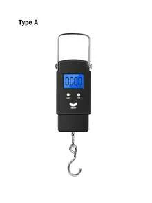 GOTURE 1pc Fishing Scale 110lb/50kg With Backlit LCD Screen Portable Electronic Balance Digital Fish Hook Hanging Scale(A/B Two Styles) - Black - View 9