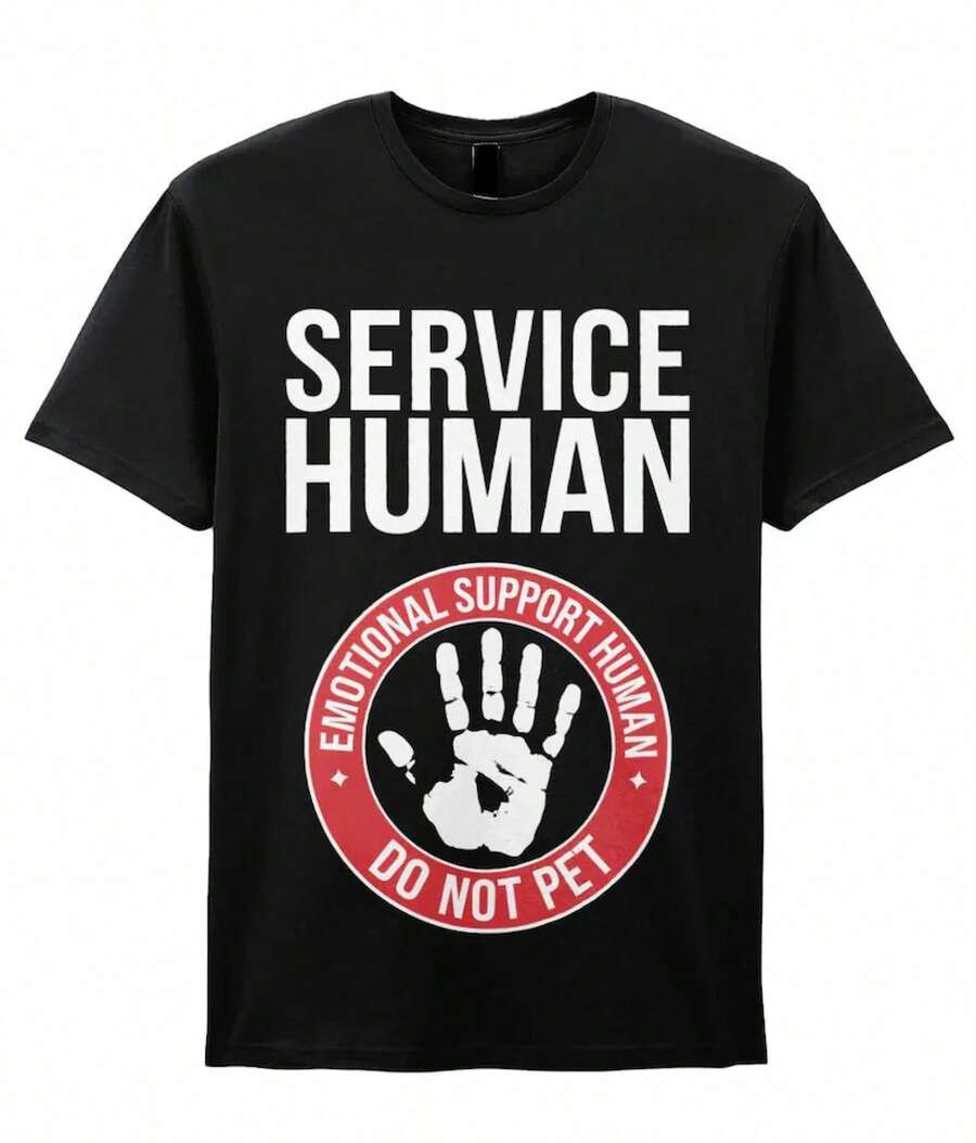 Human-Shirt - Black - View 1